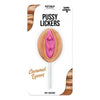 Lusty Lickers Pussy Pop Caramel Flavoured Candy on a Stick - Model: Caramel Lovers - Female Oral Pleasure Product - Brown - Adult Naughty Store