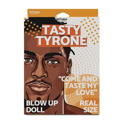 Tantalizing Pleasures - Tasty Tyrone Inflatable Male Sex Doll Model T1 - For Men - Full-Body Pleasure - Ebony