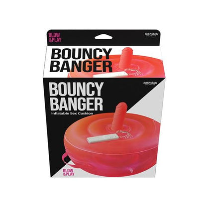 Bouncy Banger Inflatable Cushion W/vibrating Dildo