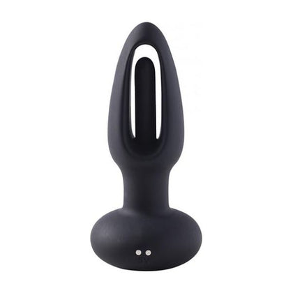 Snuggy Delightful Pleasure Anal Plug Vibrator - Model SN-APV1, for Sensational Backdoor Bliss (Black) - Adult Naughty Store