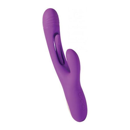 Bora G-Spot Tapping Rabbit Vibrator - Model X9 - Triple Stimulation - Purple