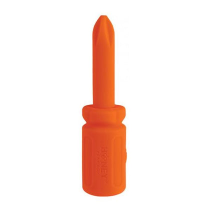 Introducing the Sensation Spike Screwdriver Vibrator - Model 007LX for Women - Orange