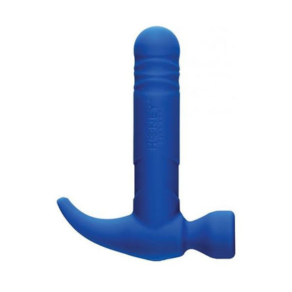 Introducing the Love Tap Silicone Hammer Vibrator Model LT-500 for Women - Blue