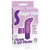 Icon Brands Silicone G-Spot Finger Vibe - Model S9, Purple - Intense Pleasure for Her - Adult Naughty Store