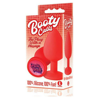 Icon Brands Booty Calls Butt Plug - Model 9FY Red - Unisex Pleasure Toy - Adult Naughty Store