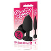 Icon Brands Booty Calls Bad Girl Plug - Model BGB-001 - Black Silicone Anal Pleasure Toy for Women - Adult Naughty Store