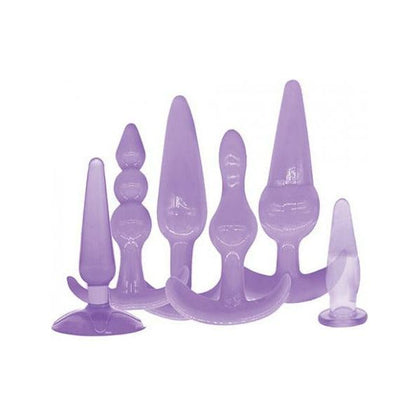 Icon Brands Try-Curious Anal Plug Kit - Purple: The Ultimate Exploration Set for Backdoor Curiosity