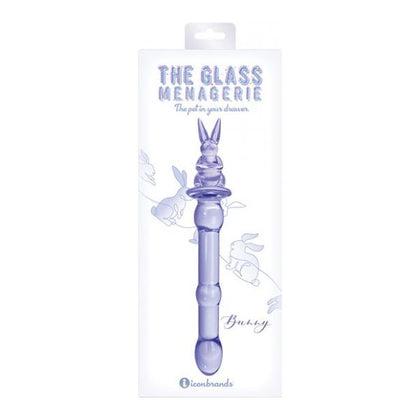 Icon Glass Menagerie Rabbit Glass Dildo - Pink: The Ultimate Pleasure Companion for Intimate Moments - Adult Naughty Store