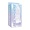 Icon Brands 9's Vibrating Sextenders Nubbed Sleeve for Enhanced Pleasure - Clear - Adult Naughty Store