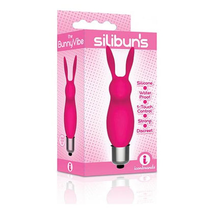 The Nines Silibuns Bunny Bullet Vibrator - Model S1 Pink - Powerful Stimulation for Women - Intense Pleasure in a Discreet Package - Adult Naughty Store