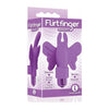 Icon Flirtfinger Butterfly Finger Vibrator - Model 9 Purple - Clitoral and Nipple Pleasure