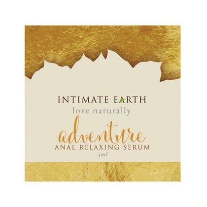 Intimate Earth Adventure Anal Relax Serum - Model ARS-3 - Women's Anal Relaxing Serum - Natural Pleasure Enhancer - 3 ml Foil - Lavender