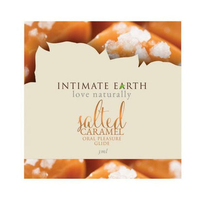 Intimate Earth Salted Caramel Flavored Glide Foil .10oz

Introducing the Intimate Earth Salted Caramel Flavored Glide Foil .10oz - A Tempting Delight for Sensual Pleasure in a Convenient Travel Size