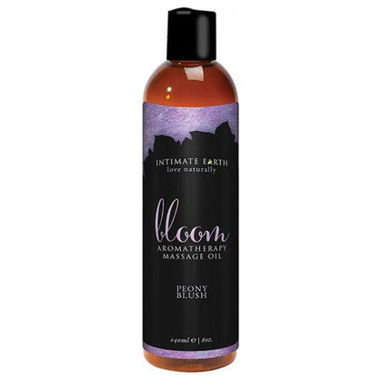 Intimate Earth Bloom Massage Oil - Peony Blush Aromatherapy, 240ml