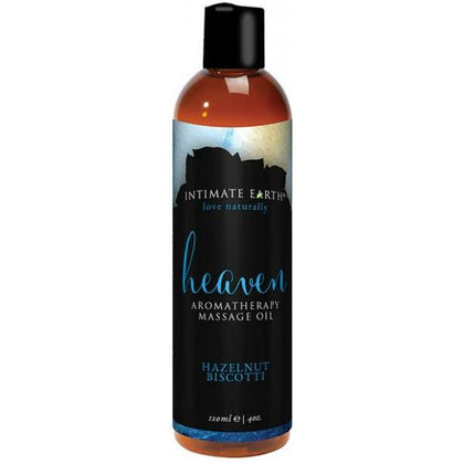 Intimate Earth Love Naturally Heaven Hazelnut Biscotti Aromatherapy Massage Oil 4oz - Adult Naughty Store