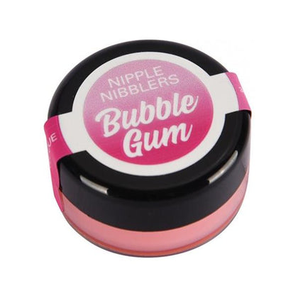 Introducing the tantalizing Nipple Nibbler Cool Tingle Balm - Model NTB-3G Bubble Gum, a must-have addition to your intimate play collection.