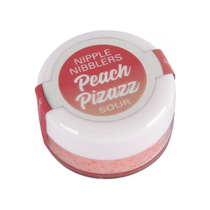 Introducing the Sensational Sour Tingle Balm by Nipple Nibbler: A Peach Pizazz Flavored Pleasure Enhancer for Nipple Stimulation