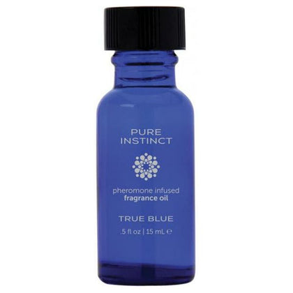 Pure Instinct True Blue Pheromone Fragrance Oil - Seductive Aromatherapy for Enhanced Attraction - Gender Neutral - 0.5oz