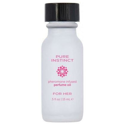 Pure Instinct Pheromone Perfume Oil for Her - Seductive Arousal Elixir, Bergamot and Tangerine Infused Sensual Fragrance, Skin-Blending Formula, Enhances Sex Appeal - 0.5 oz