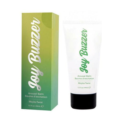 Jelique Joy Buzzer Mojito Twist - Clitoral Stimulation Lotion - Model JJB-CT-001 - Female - Cooling and Tingly - Green - Adult Naughty Store