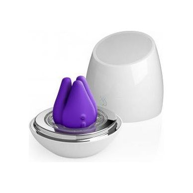 Jimmyjane PURE UV Sanitizing Mood Light Love Pods Tre Ultraviolet Edition - Rechargeable Vibrator for Sensual Pleasure in Purple - Adult Naughty Store