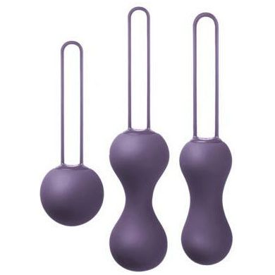Je Joue Ami Progressive Pelvic Weights Purple - Advanced Kegel Exerciser for Women, Intensify Orgasms and Strengthen PC Muscles