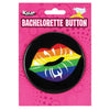 Kalan Novelties 3-Inch Rainbow Lips Bachelorette Button - Vibrant Pleasure Accessory for All Genders - Adult Naughty Store