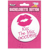 Kalan Bachelorette Button Kiss The Miss Goodbye - Fun and Flirty Vibrating Lip-shaped Button for Sensual Pleasure - Model BACH-001 - Female - Clitoral Stimulation - Pink - Adult Naughty Store