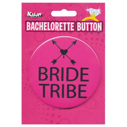 Forum Novelties Bachelorette Button Bride Tribe - Hot Pink 3 Inches Button - Adult Naughty Store