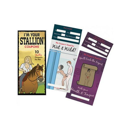 Kheper Games I'm Your Stallion Coupons 10 Count - Humorous and Sexy Coupons for Her Pleasure