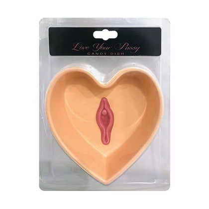 WhimsiLove Pussy Pleasure Candy Dish - Model WLP-CD001 - For Adults - Pink Ribbon Events - Pride Parties - Bachelor/Bachelorette Parties - Adult Naughty Store