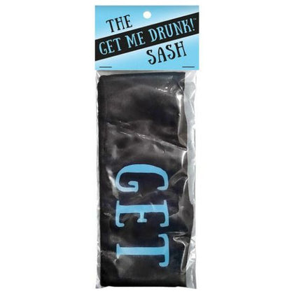 Kheper Games Get Me Drunk Sash Black O-S: Naughty Party Accessory for Fun-Filled Nights