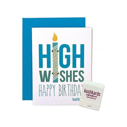 High Wishes Greeting Card W/matchbook
