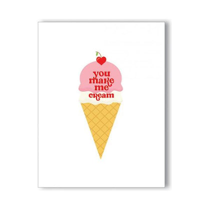Introducing the Sensual Pleasures Creamy Delight Adult Greeting Card - A2 4.25