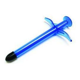 Introducing the Blue Lube Shooter Lubricant Delivery Device - The Ultimate Pleasure Accessory for Effortless Lubrication!