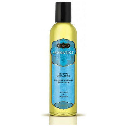 Kama Sutra Aromatics Massage Oil Serenity 2oz:
Silky Serenity Aromatics Massage Oil - Deep Relaxation, Essential Oils, Travel Size 2oz - Adult Naughty Store