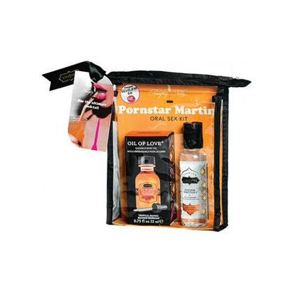 Kama Sutra Porn Star Martini Flavored Oral Sex Kit - Sensual Pleasure Set for Couples - Gender-Neutral - Intimate Romance and Arousal - Seductive Red - Adult Naughty Store