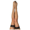 Kix'ies Michelle Large Fishnet Thigh High Black A - Adult Naughty Store