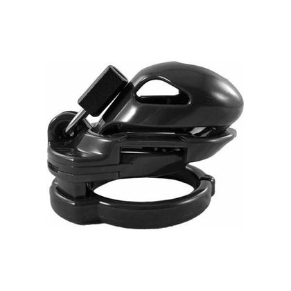 Locked In Lust The Vice Mini V2 Chastity Cage - Ultimate Inescapable Male Chastity Device for Sissy Pleasure (Black)