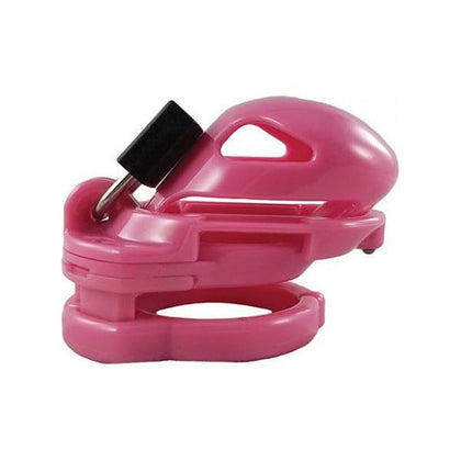 Locked In Lust The Vice Mini V2 - Pink Chastity Cage for Sissy Pleasure