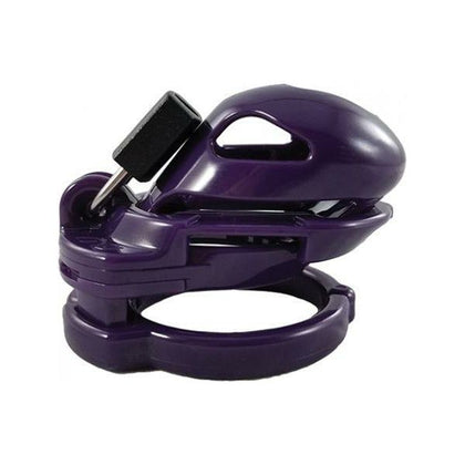 Locked In Lust The Vice Mini V2 Chastity Cage for Sissies - Purple