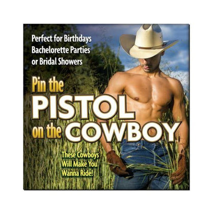 Little Genie Pin The Pistol On The Cowboy Adult Game - Western Themed Bridal Party Game - Adult Naughty Store