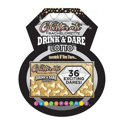 Introducing the Glitterati Bachelorette Drink & Dare Lotto: The Ultimate Party Game for a Night to Remember - Adult Naughty Store