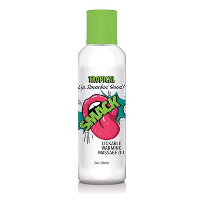 Smack Warming & Lickable Massage Oil - 2 Oz Cherry Flavor