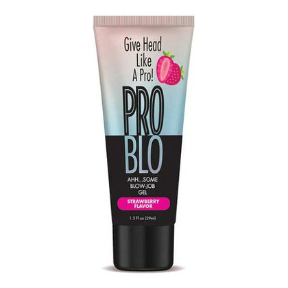 Problo Pleasure Gel - Strawberry Flavored Oral Enhancer for Him - Model X1 - Male - Intense Sensation and Arousal - Red