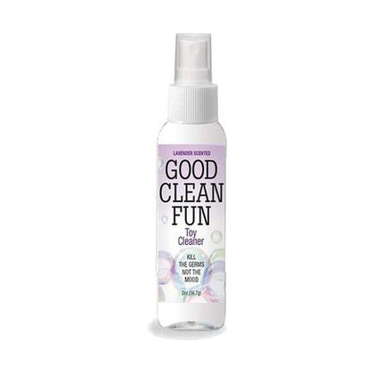 Good Clean Fun Toy Cleaner - 2 Oz Lavender

Introducing the Good Clean Fun Toy Cleaner Spray: The Ultimate Solution for Safe and Spotless Pleasure!