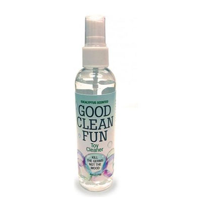 Good Clean Fun Toy Cleaner - 4 Oz Eucalyptus
Introducing the Good Clean Fun Toy Cleaner Spray - the Ultimate Care Solution for Your Personal Pleasure Products!
