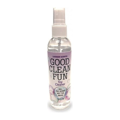 Good Clean Fun Toy Cleaner - Lavender Scented | Disinfectant Spray for Personal Pleasure Products | Model: GCFTC-4OZ | Gender: Unisex | For All Areas of Pleasure | 4 Fl Oz Bottle