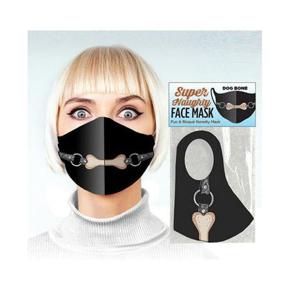 Super Naughty Doggy Bone Mask - Playful and Provocative Novelty Mask for Adults - Unleash Your Inner Pup with Style and Humor - Perfect for Roleplay and Themed Parties - One Size Fits All - Adult Naughty Store