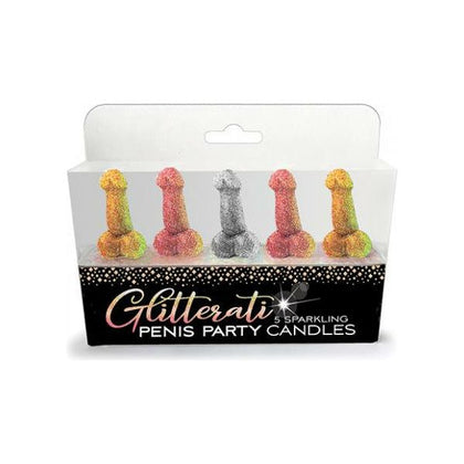 SparkleLux Penis Party Candle Collection - Pack of 5 - Adult Naughty Store